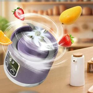 Blender PRZENOŚNY BEZPRZEWODOWY Shake SOKI 450ml WYŚWIETLACZ LED KIELICHOWY - miniatura 10
