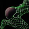 Bodystocking ŚWIECĄCE W CIEMNOŚCI Siateczka SEKSOWNA Uniwersalna BIELIZNA - miniatura 7