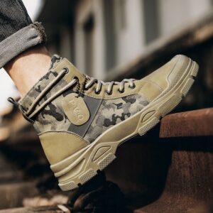 Buty TREKKINGOWE TAKTYCZNE WOJSKOWE MILITARNE Wodoodporne TRAPERY Moro R43 - miniatura 11