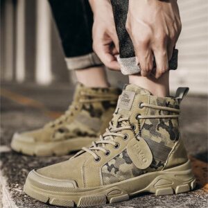 Buty TREKKINGOWE TAKTYCZNE WOJSKOWE MILITARNE Wodoodporne TRAPERY Moro R43 - miniatura 15