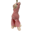 Pluszowa LAMA Brelok Zawieszka do Kluczy Ciemny Róż - miniatura 2