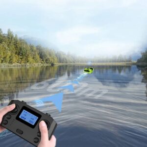 Łodź ZANĘTOWA WĘDKARSKA GPS 600m 2silniki 4komory LED AUTO POWRÓT PILOT 2kg - miniatura 16