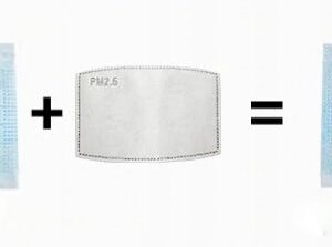 100x FILTR HEPA PM2.5 WĘGIEL do MASECZEK 100 sztuk - miniatura 9