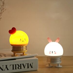 LAMPKA NOCNA DLA DZIECI USB BEZPRZEWODOWA Królik - miniatura 2