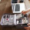 ORGANIZER TORBA NA KABLE KARTY DYSKI ŁADOWARKI USB - miniatura 3