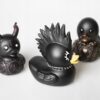 Kaczka KĄPIELOWA GOTHIC duck HEAVY METAL Bondage GIRL Czarna WANNY PREZENT - miniatura 3