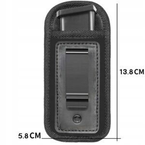 Ładownica PISTOLETOWA MAGAZYNEK 9mm do PASKA SPODNI Nylonowa Taktyczna x1 - miniatura 7