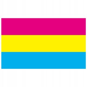 FLAGA TĘCZOWA LGBT DUŻA 90x150cm PANSEKSUALNOŚĆ F2 - miniatura 15
