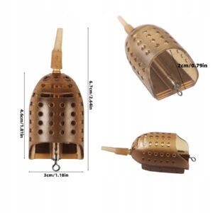 METODA Feeder WĘDKARSKI GRUNTOWY Koszyczek ZANĘTOWY BEZ GUMKI KARP 50g - miniatura 3