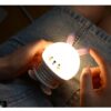 LAMPKA NOCNA DLA DZIECI USB BEZPRZEWODOWA Królik - miniatura 10