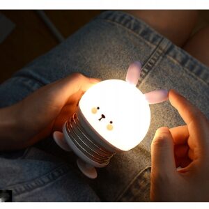 LAMPKA NOCNA DLA DZIECI USB BEZPRZEWODOWA Królik - miniatura 10