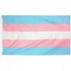 FLAGA TĘCZOWA LGBT DUŻA 90x150cm TRASPŁCIOWOŚĆ F3 - miniatura 10