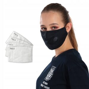 100x FILTR HEPA PM2.5 WĘGIEL do MASECZEK 100 sztuk - miniatura 2