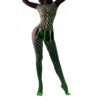 Bodystocking ŚWIECĄCE W CIEMNOŚCI Siateczka SEKSOWNA Uniwersalna BIELIZNA - miniatura 13