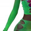 Bodystocking ŚWIECĄCE CIEMNOŚCI Siateczka KOMPLET BIELIZNY Pociągająca PAŃ - miniatura 14