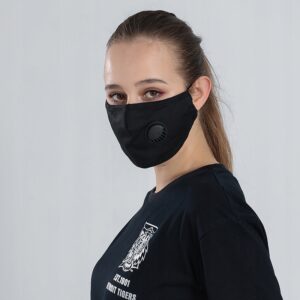 KOMPLET 4x CZARNA Maska+ 12x FILTR PM 2.5 - miniatura 3