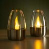 Lampka SOLARNA LED Płomień DEKORACYJNA OGRODOWA Znicz ŚWIECZKA CIEPŁA - miniatura 8