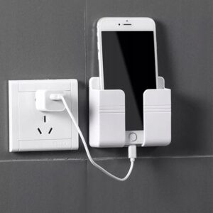UCHWYT STOJAK ŚCIENNY NA TELEFON Kabel WIESZAKI RÓŻOWY - miniatura 10
