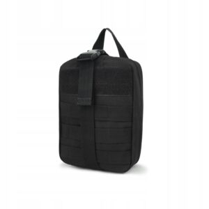 POJEMNA APTECZKA TAKTYCZNA ŁADOWNICA MOLLE CZARNA IFAK + NOŻYCE + STAZA - miniatura 6