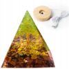 Piramida ORGONIT +LED Lampka PODSTAWA 5cm KRYSZTAŁ KAMIENIE AMULET 5cm HX02 - miniatura 11
