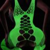 Bodystocking ŚWIECĄCE W CIEMNOŚCI Siateczka z DZIURKĄ Rozmiar UNIWERSALNY - miniatura 16