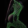 Bodystocking ŚWIECĄCE W CIEMNOŚCI Siateczka SEKSOWNA Uniwersalna BIELIZNA - miniatura 8