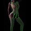 Bodystocking ŚWIECĄCE W CIEMNOŚCI Siateczka SEKSOWNA Uniwersalna BIELIZNA - miniatura 16