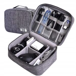 ORGANIZER TORBA NA KABLE KARTY DYSKI ŁADOWARKI USB - miniatura 16