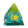Piramida ORGONIT +LED Lampka PODSTAWA 5cm KRYSZTAŁ KAMIENIE AMULET 5cm HX12 - miniatura 3