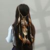 Pióropusz Indiański OPASKA do Włosów PIÓRKA A6 - miniatura 12