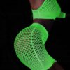Bodystocking ŚWIECĄCE W CIEMNOŚCI Siateczka KOMPLET BIELIZNY Seksowny - miniatura 6