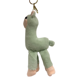 Pluszowa LAMA Brelok Zawieszka do Kluczy Zielona - miniatura 3
