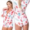 PIŻAMA DAMSKA Seksowne Body SŁODYCZE 190 r.XL - miniatura 1