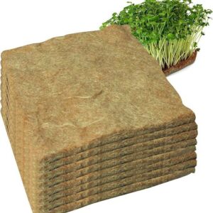 MATA OGRODNICZA KOKOSOWA DO KIEŁKOWANIA TRAWY KIEŁKÓW HYDROPONIKA 50x50cm Microgreens 500g/m2 - miniatura 2