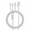 KABEL ŁADOWARKA 3w1 1.2m TYP-C Lightning USB-C 5A - miniatura 10
