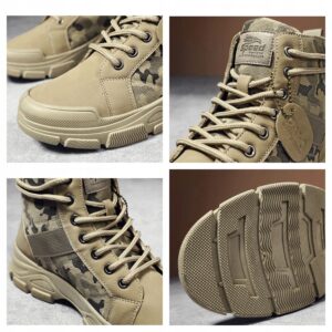 Buty TREKKINGOWE TAKTYCZNE WOJSKOWE MILITARNE Wodoodporne TRAPERY Moro R43 - miniatura 13