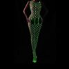 Bodystocking ŚWIECĄCE W CIEMNOŚCI Siateczka SEKSOWNA Uniwersalna BIELIZNA - miniatura 10