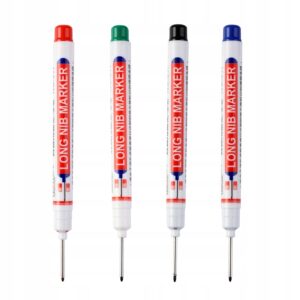 MARKER Budowlany DO GŁĘBOKICH OTWORÓW 6szt CZARNE - miniatura 4