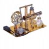 Mini MODEL SILNIKA Stirlinga EDUKACYJNY +GENERATOR PRĄDU USB Eksperyment - miniatura 4